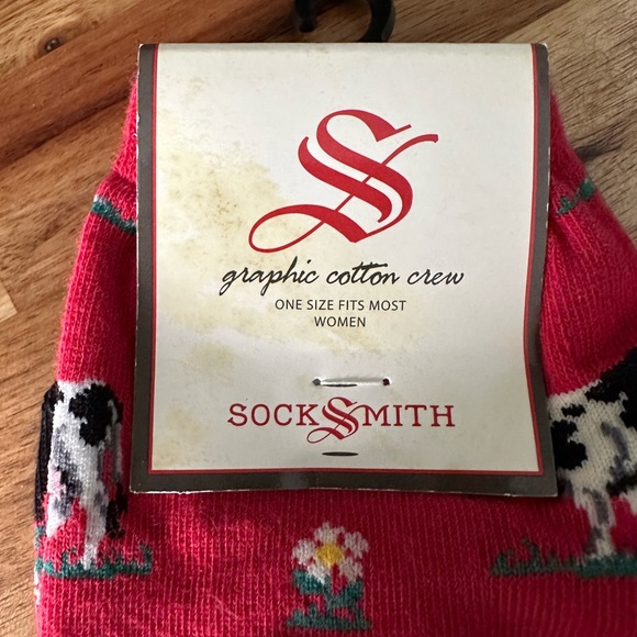 Sock Smith ladies cow socks, one size fits most - Picture 3 of 3